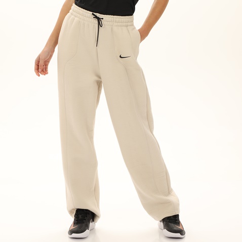 NIKE-Γυναικείο παντελόνι φόρμας NIKE NSW TECH FLC ENG AOJ εκρού