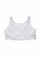 NIKE-Παιδικό μπουστάκι NIKE SWOOSH LUXE BRA λευκό