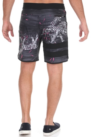 HURLEY-Ανδρικό μαγιό βερμούδα Hurley Phantom BLOCK PARTY TIGER μαύρο