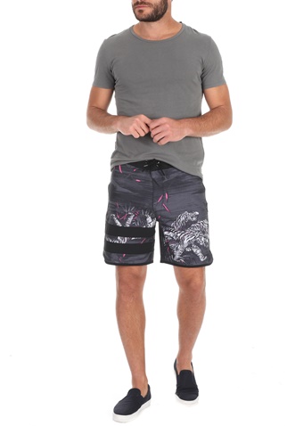 HURLEY-Ανδρικό μαγιό βερμούδα Hurley Phantom BLOCK PARTY TIGER μαύρο
