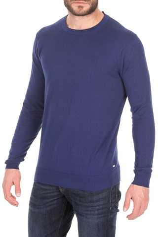 SCOTCH & SODA-Ανδρικό πουλόβερ SCOTCH & SODA μπλε