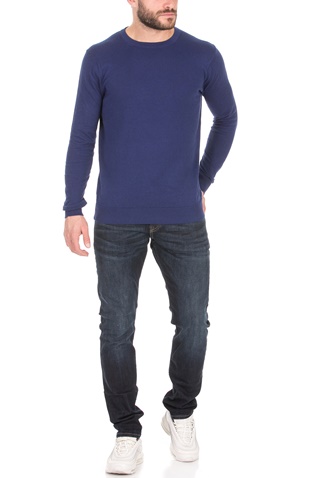 SCOTCH & SODA-Ανδρικό πουλόβερ SCOTCH & SODA μπλε