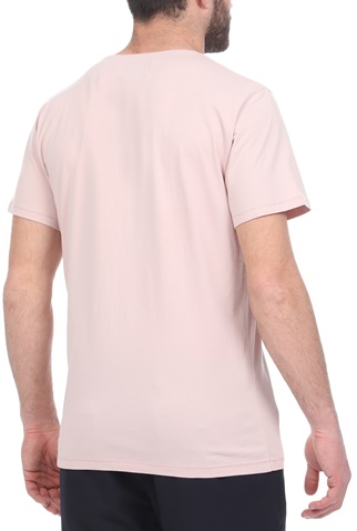 LES DEUX-Ανδρικό t-shirt LES DEUX Austin Loose Fit ροζ