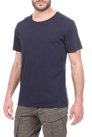 LES DEUX-Ανδρικό t-shirt LES DEUX Austin Loose Fit μπλε