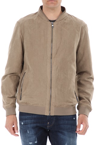 SSEINSE-Ανδρικό jacket SSEINSE giubbino καφέ