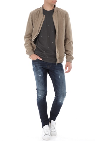 SSEINSE-Ανδρικό jacket SSEINSE giubbino καφέ
