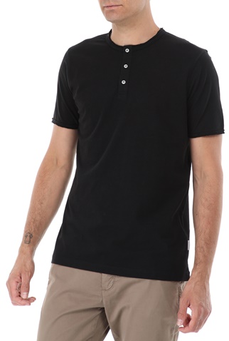 SSEINSE-Ανδρικό t-shirt SSEINSE serafino μαύρο