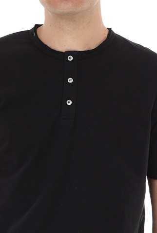 SSEINSE-Ανδρικό t-shirt SSEINSE serafino μαύρο