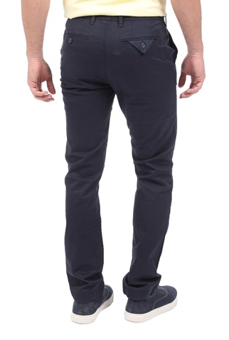 TED BAKER-Ανδρικό chino παντελόνι TED BAKER SINCERE SLIM FIT CORE PLAIN μπλε