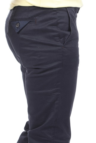 TED BAKER-Ανδρικό chino παντελόνι TED BAKER SINCERE SLIM FIT CORE PLAIN μπλε