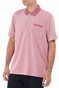 TED BAKER-Ανδρική polo μπλούζα TED BAKER CAROSEL ροζ