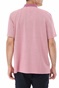 TED BAKER-Ανδρική polo μπλούζα TED BAKER CAROSEL ροζ