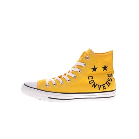 CONVERSE-Unisex ψηλά sneakers CONVERSE CHUCK TAYLOR ALL STAR SMILE κίτρινα μαύρα
