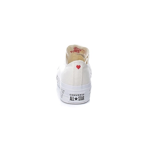CONVERSE-Γυναικεία sneakers CONVERSE CHUCK TAYLOR ALL STAR LIFT εκρού