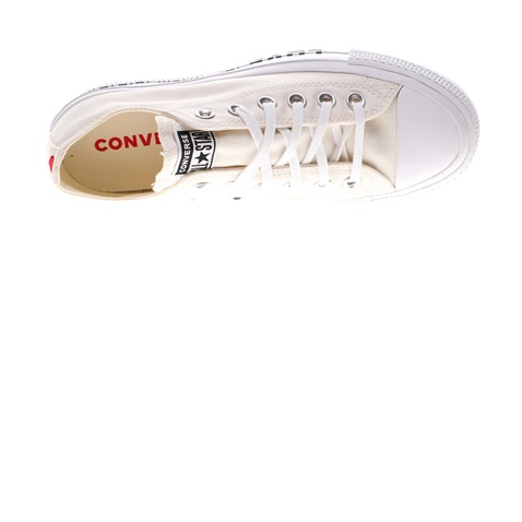 CONVERSE-Γυναικεία sneakers CONVERSE CHUCK TAYLOR ALL STAR LIFT εκρού