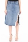G-STAR RAW-Γυναικεία jean midi φούστα G-STAR RAW μπλε
