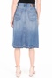 G-STAR RAW-Γυναικεία jean midi φούστα G-STAR RAW μπλε