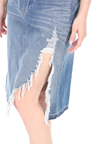 G-STAR RAW-Γυναικεία jean midi φούστα G-STAR RAW μπλε