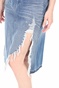 G-STAR RAW-Γυναικεία jean midi φούστα G-STAR RAW μπλε