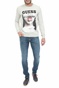 GUESS-Ανδρικό jean παντελόνι GUESS ANGELS - SHORE μπλε