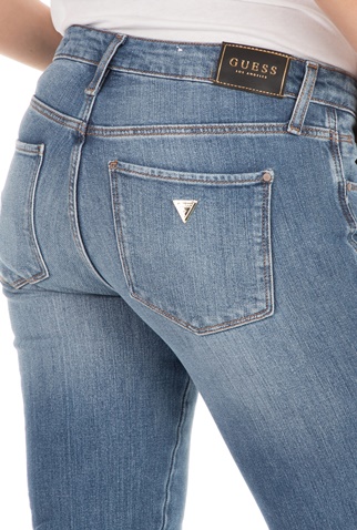 GUESS-Γυναικείο τζιν παντελόνι GUESS SEXY STRAIGHT μπλε