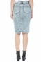 GUESS-Γυναικεία jean midi φούστα GUESS GRETA LONGUETTE - BUS STR DEN μπλε
