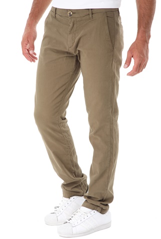 GUESS-Ανδρικό chino παντελόνι GUESS MYRON μπεζ