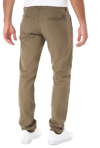 GUESS-Ανδρικό chino παντελόνι GUESS MYRON μπεζ