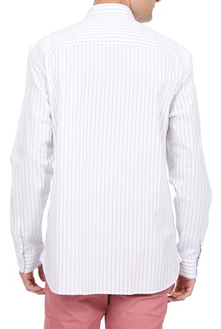 GUESS-Ανδρικό πουκάμισο GUESS COLLINS SHIRT λευκό μπλε