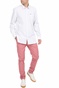 GUESS-Ανδρικό πουκάμισο GUESS COLLINS SHIRT λευκό μπλε