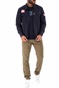 GUESS-Ανδρικό jacket GUESS SHACKET μπλε