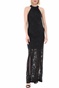 GUESS-Γυναικείο μακρύ φόρεμα GUESS GRACIA μαύρο