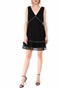 GUESS-Γυναικείο mini φόρεμα GUESS LEANDRA μαύρο