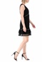GUESS-Γυναικείο mini φόρεμα GUESS LEANDRA μαύρο