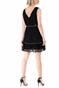 GUESS-Γυναικείο mini φόρεμα GUESS LEANDRA μαύρο