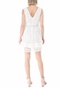 GUESS-Γυναικείο mini φόρεμα GUESS LEANDRA λευκό