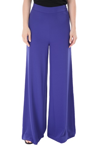 GUESS MARCIANO-Γυναικεία παντελόνα GUESS MARCIANO MIKA PALAZZO μπλε