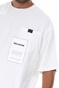 RELIGION-Ανδρικό t-shirt RELIGION OVER LAY λευκό