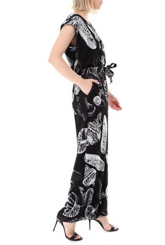 RELIGION-Γυναικεία ολόσωμη φόρμα RELIGION GLORY JUMPSUIT μαύρη λευκή