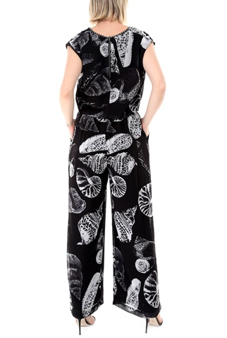 RELIGION-Γυναικεία ολόσωμη φόρμα RELIGION GLORY JUMPSUIT μαύρη λευκή
