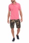 SUPERDRY-Ανδρική polo μπλούζα SUPERDRY D2 VINTAGE ροζ
