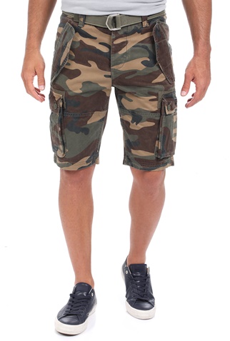 SUPERDRY-Ανδρική cargo βερμούδα SUPERDRY CORE CARGO HEAVY χακί
