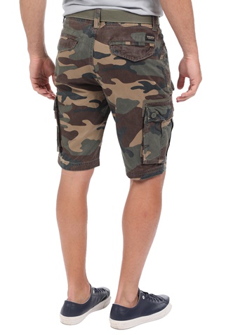 SUPERDRY-Ανδρική cargo βερμούδα SUPERDRY CORE CARGO HEAVY χακί