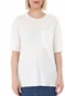 SUPERDRY-Γυναικείο t-shirt SUPERDRY D2 CANYON ESSENTIAL εκρού