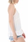 SUPERDRY-Γυναικείο τοπ SUPERDRY D2 SUMMER LACE CAMI λευκό