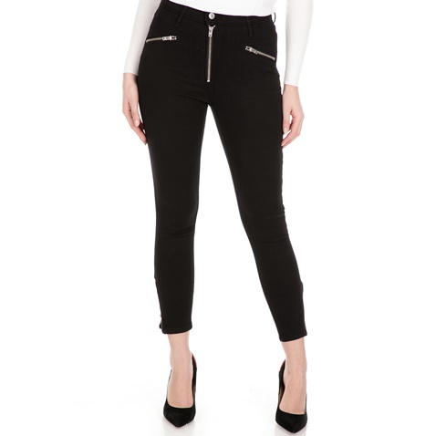 LEVI'S-Γυναικείο jean παντελόνι LEVI'S MOTO MH ANKLE T2 BLACK SHEEP μαύρο