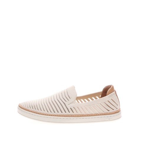 UGG-Γυναικεία slip on UGG Sammy Chevron λευκά