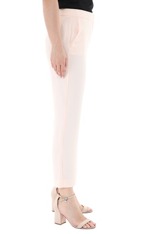NENETTE-Γυναικείο cropped παντελόνι NENETTE ERMINIO TROMBETTA CADY μπεζ