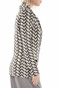 NENETTE-Γυναικείο σακάκι NENETTE LINUS GIACCA MAGLIA MICRO JACQUARD λευκό μαύρο