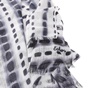 ECHO-Γυναικείο μαντήλι ECHO SHIBORI PAREO SCARF λευκό μαύρο